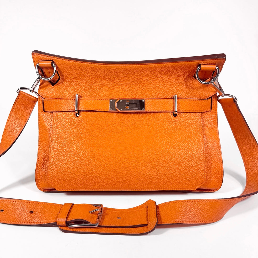 Hermès Jypsiere 34 Clemence Orange Jaune