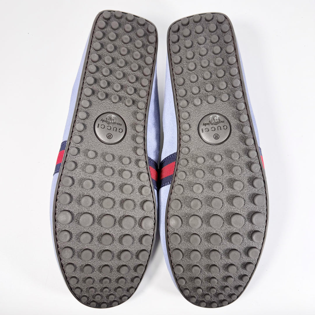 Gucci Suede Web Driver Loafer - Men’s 14