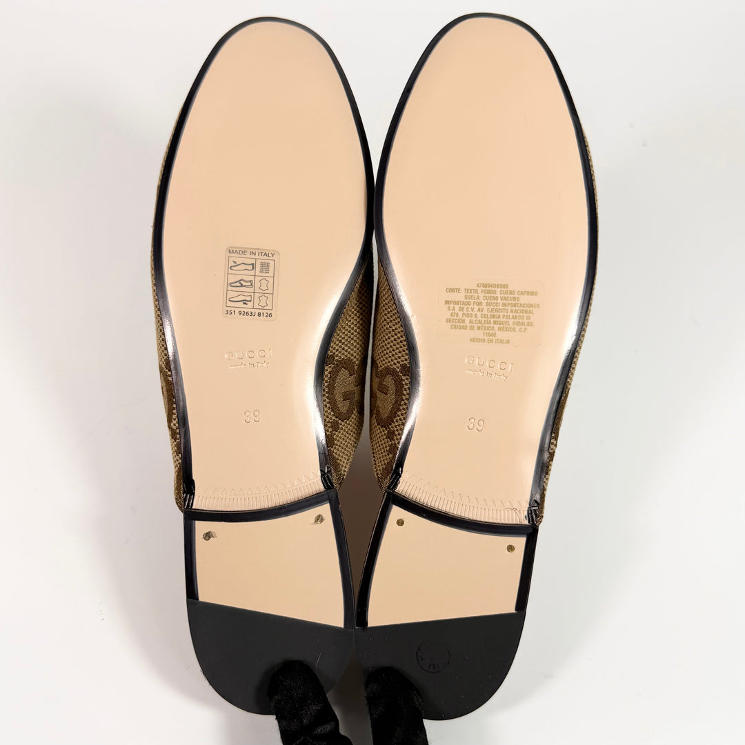 Gucci Princetown Canvas GG Loafer - Women’s 9