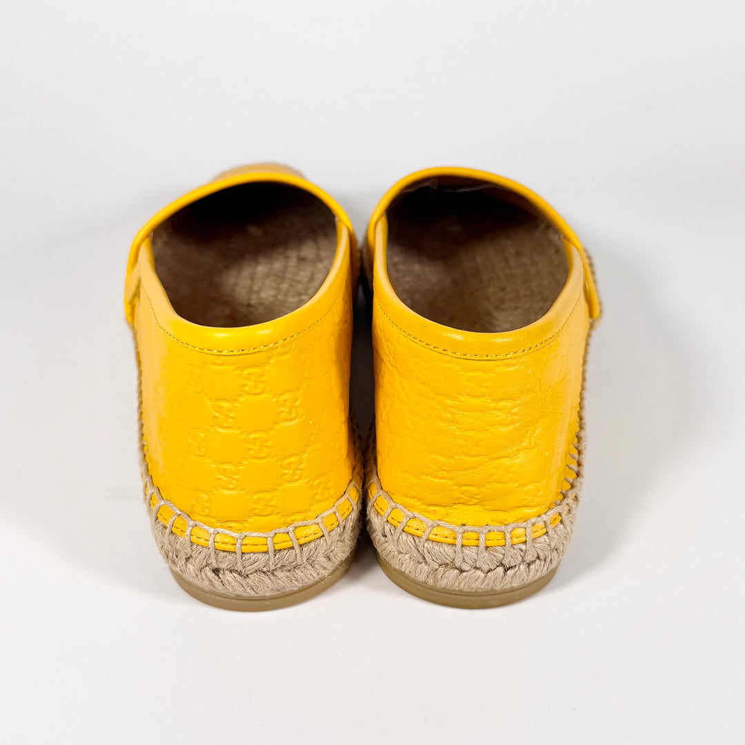 Gucci Microguccissima Leather Espadrille - Women’s 6