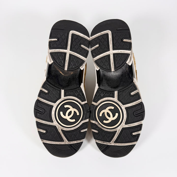 Chanel 22A Suede CC Print Sneaker - Women’s 9