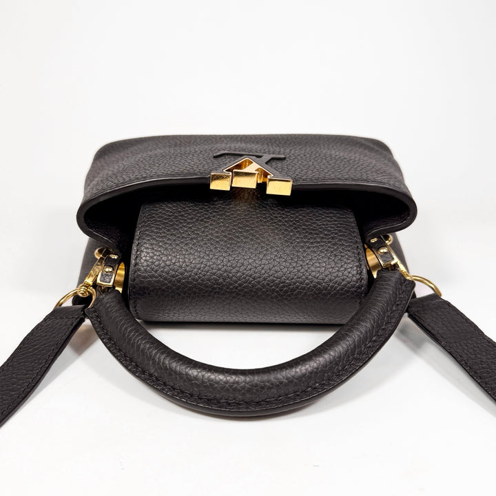 Louis Vuitton Black Taurillon My Capucines