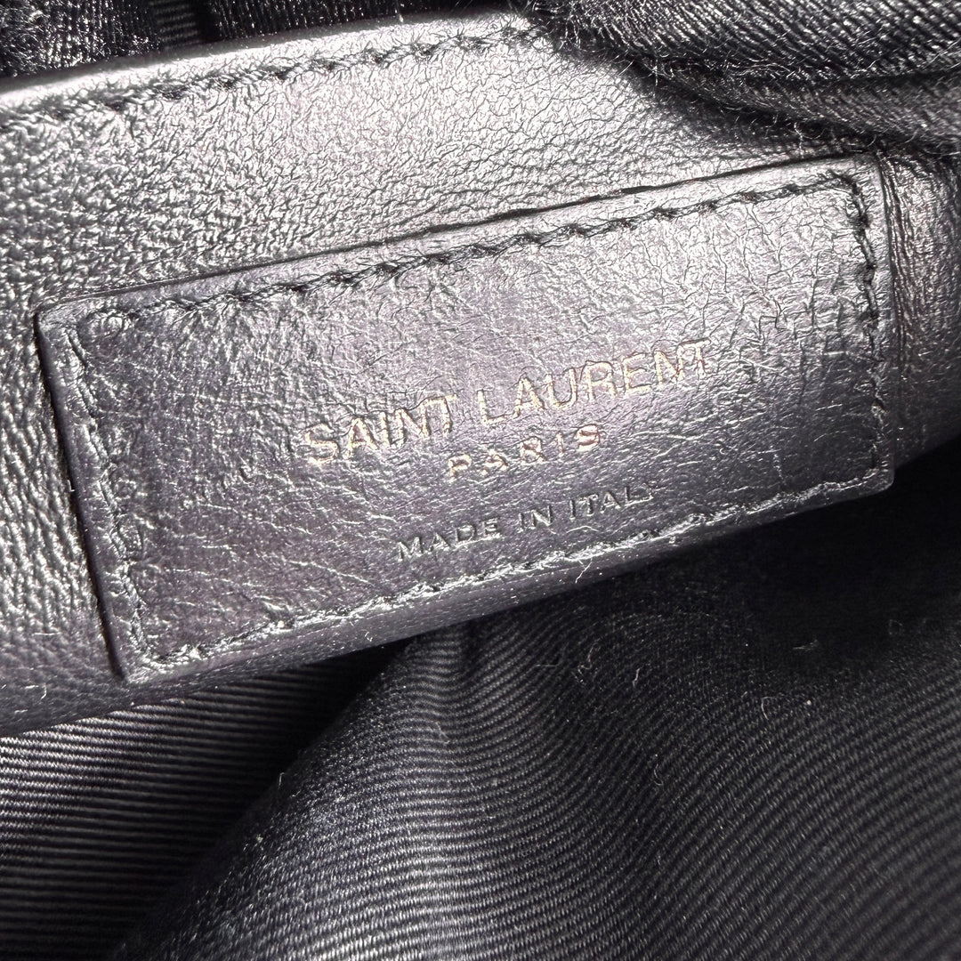 Saint Laurent Crinkled Calfskin Baby Niki Bag