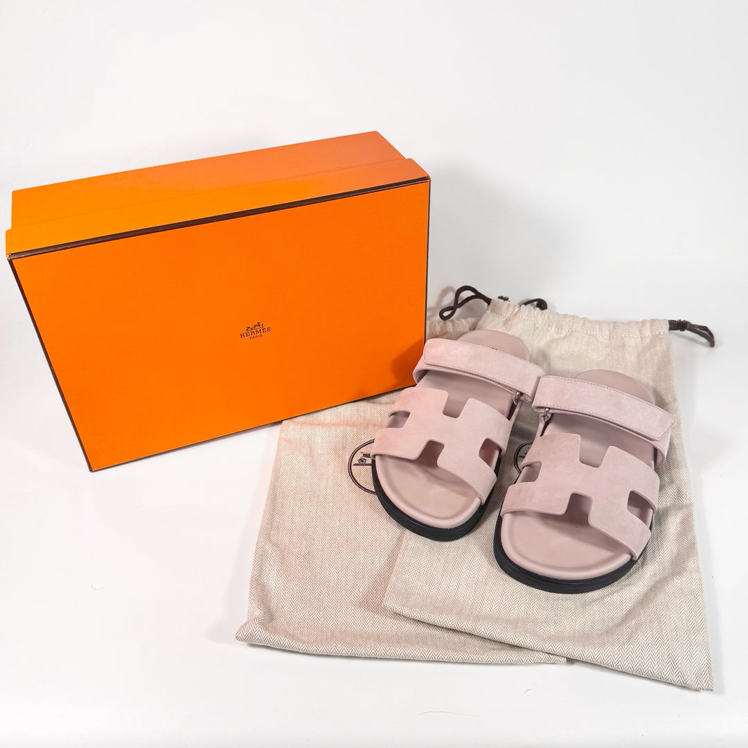 Hermès Suede Chypre Sandal - Women’s 7.5