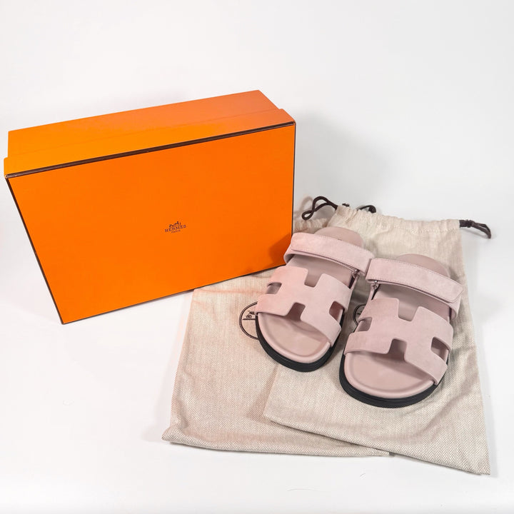 Hermès Suede Chypre Sandal - Women’s 7.5