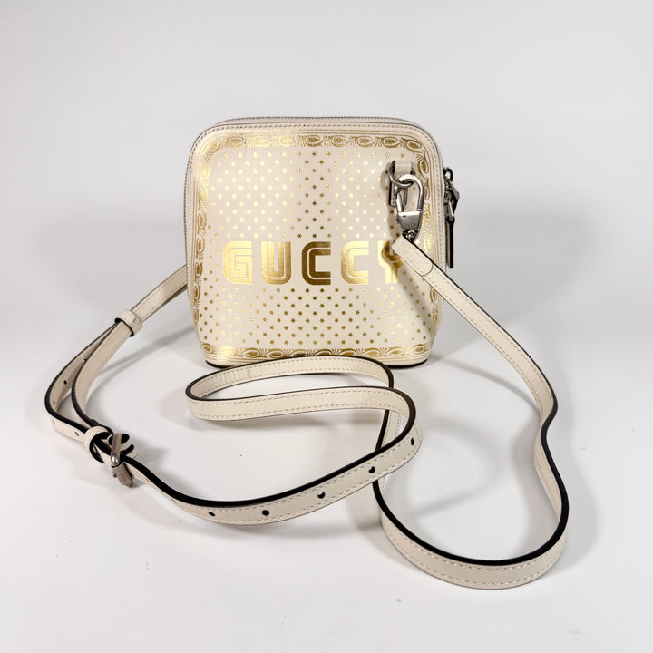 Gucci x Sega Calfskin Mini Dome Crossbody Bag