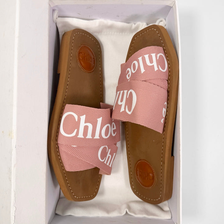 Chloé Woody Logo Slide Sandal - Women’s 6