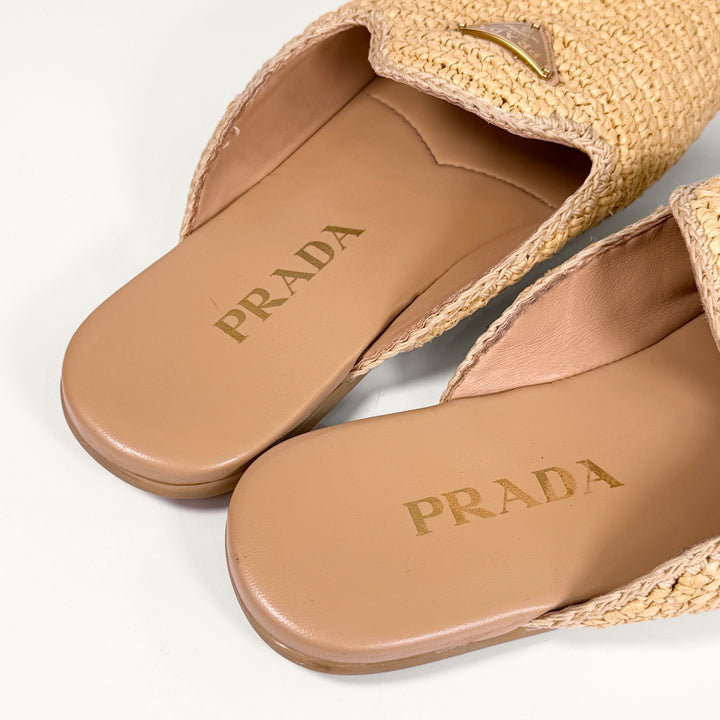 Prada Crochet Slip On Mule - Women’s 7