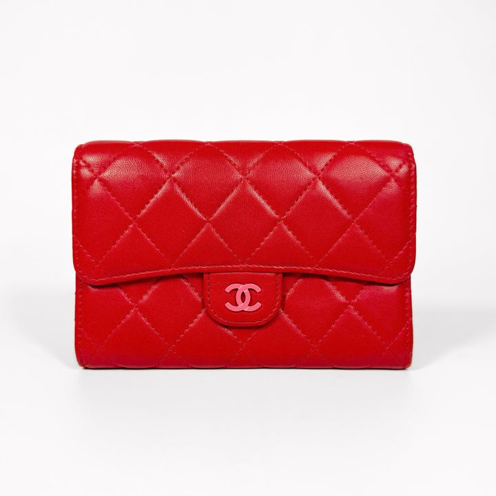 Chanel Quilted Lambskin Classic Flap Wallet