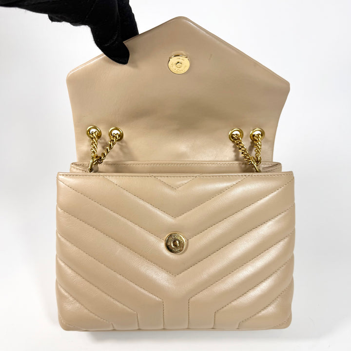 Saint Laurent Small Quilted Loulou Shoulder Bag