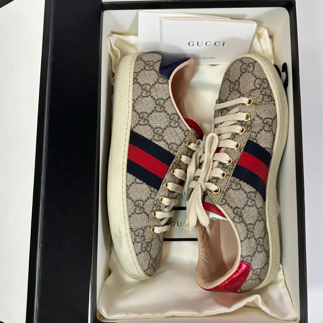 Gucci GG Supreme Ace Sneaker - Women’s 5.5