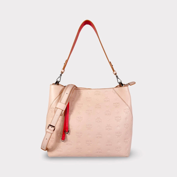 MCM Monogram Leather Klara Hobo Bag