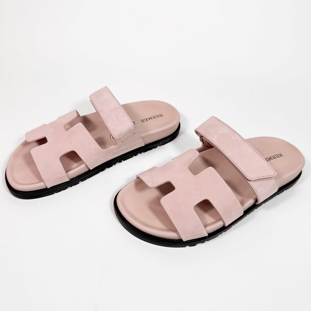 Hermès Suede Chypre Sandal - Women’s 7.5
