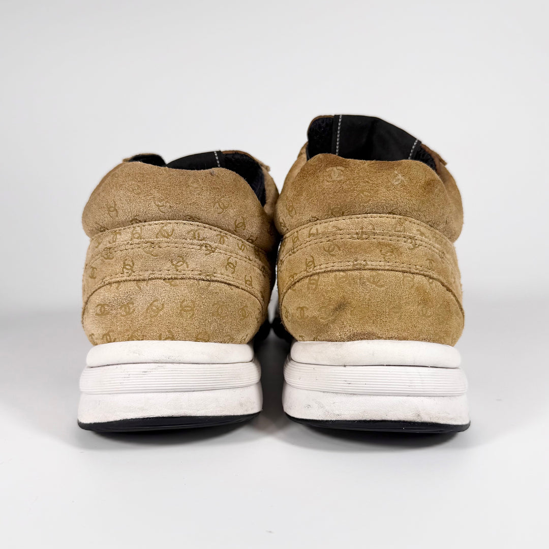 Chanel 22A Suede CC Print Sneaker - Women’s 9