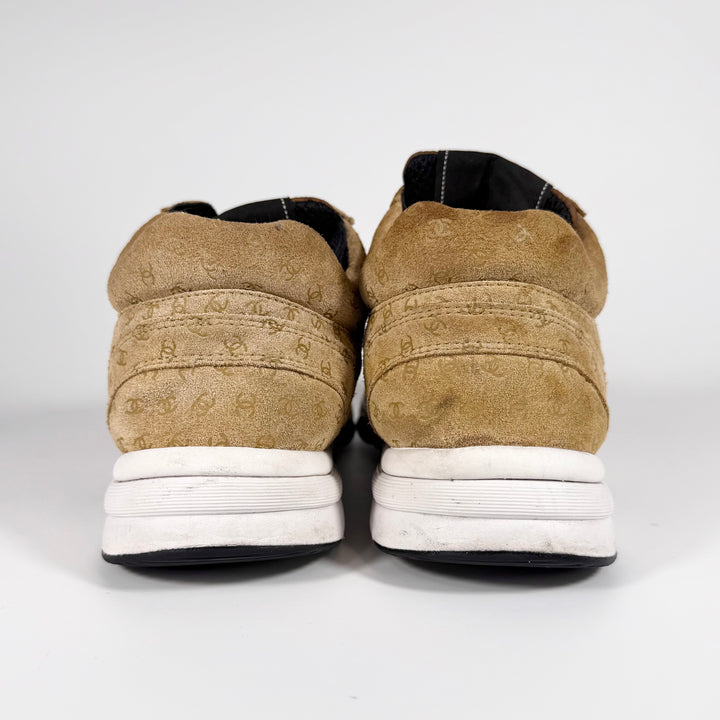Chanel 22A Suede CC Print Sneaker - Women’s 9