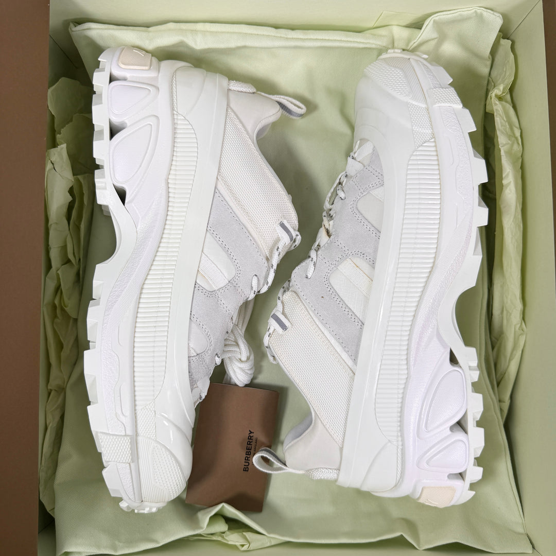 Burberry White Arthur Sneaker - Men’s 10
