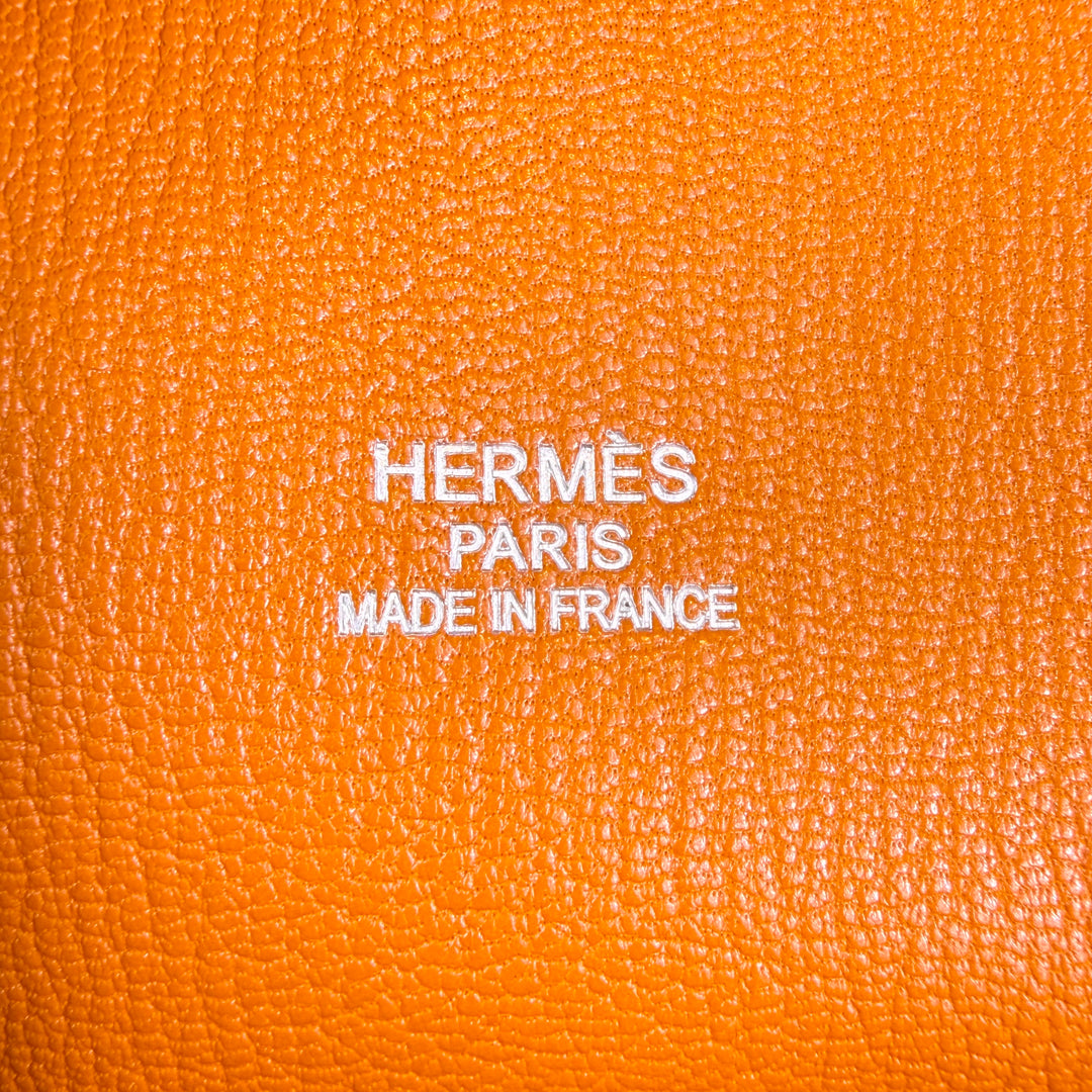 Hermès Jypsiere 34 Clemence Orange Jaune