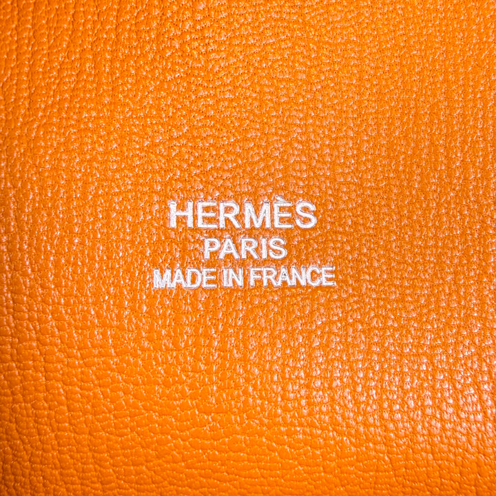 Hermès Jypsiere 34 Clemence Orange Jaune