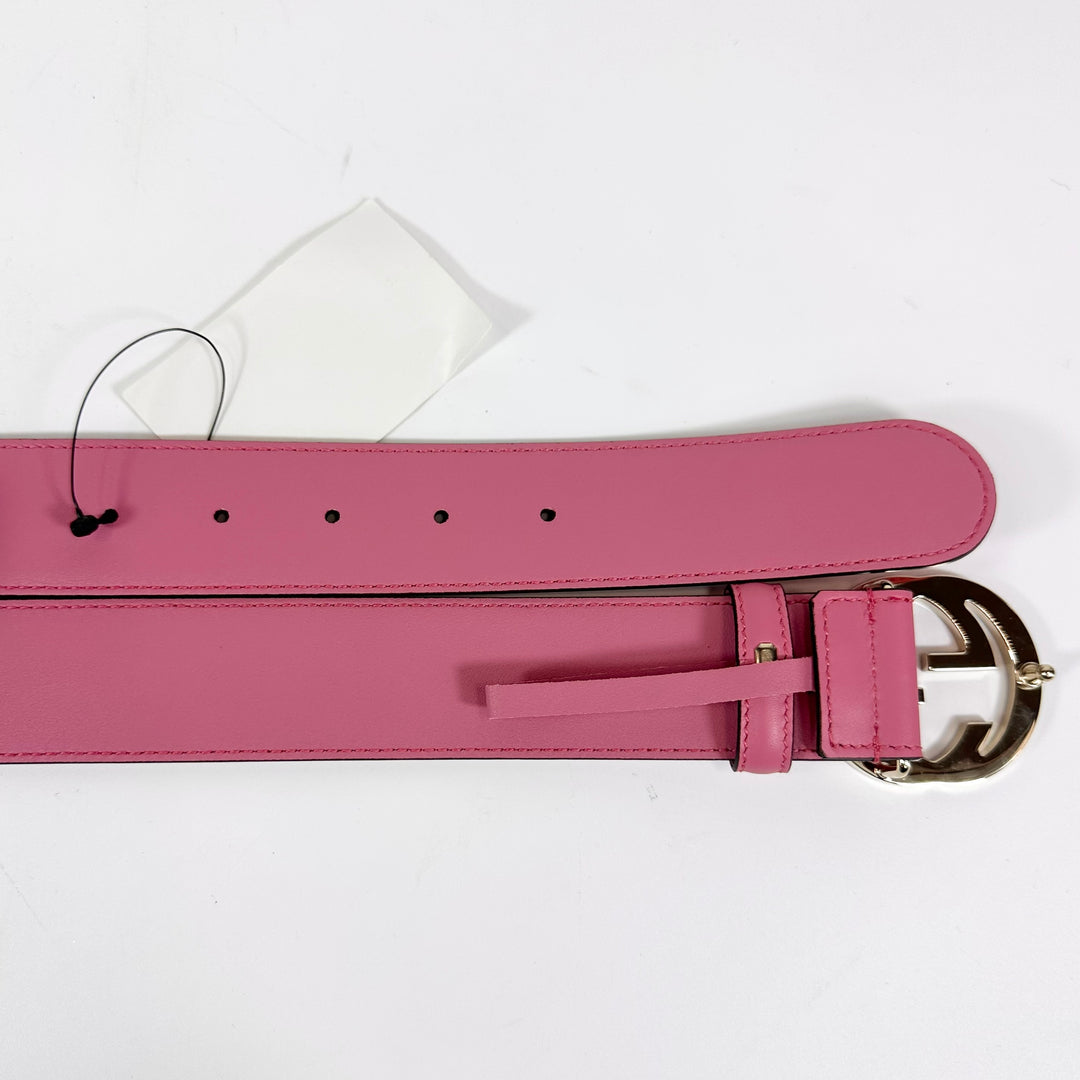 Gucci Interlocking G Leather Belt 85 34