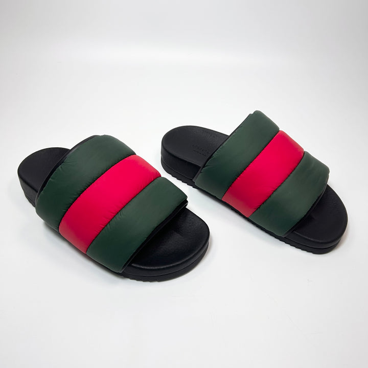 Gucci Padded Nylon Web Slide Sandal - Women’s 5