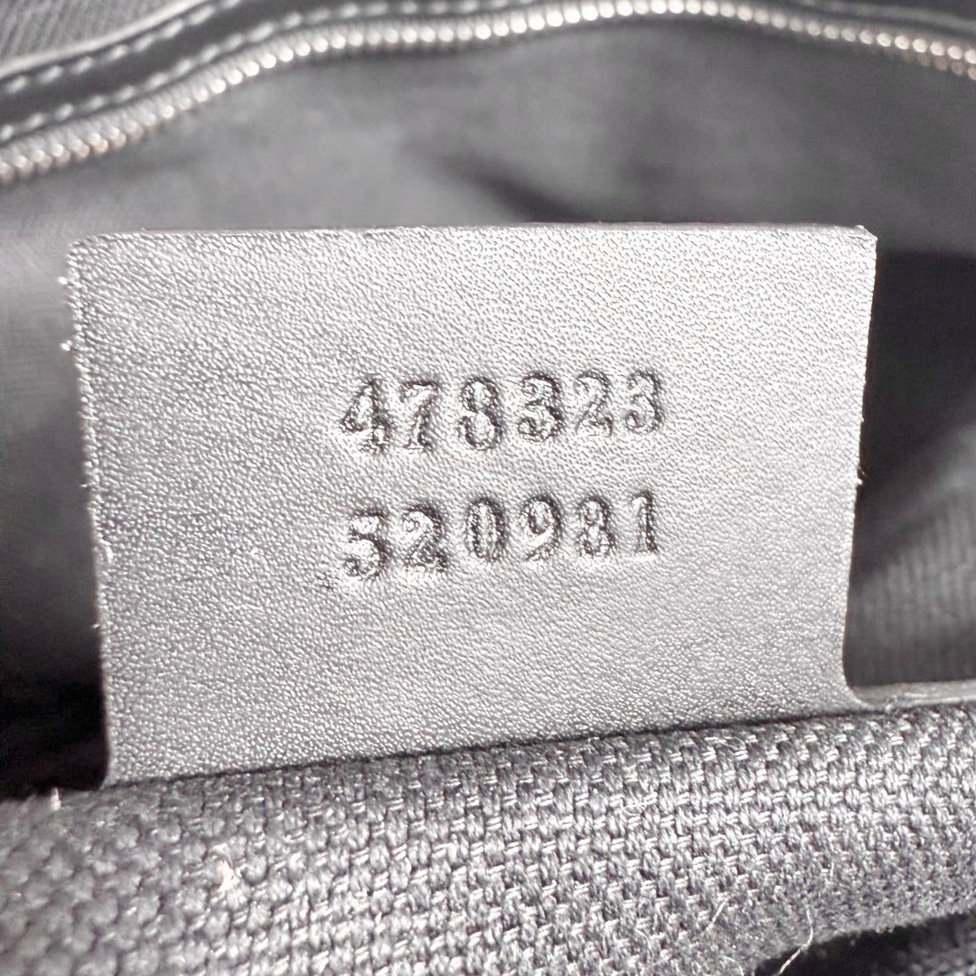 Gucci Black GG Supreme Large Duffle Bag
