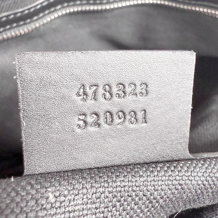 Gucci Black GG Supreme Large Duffle Bag