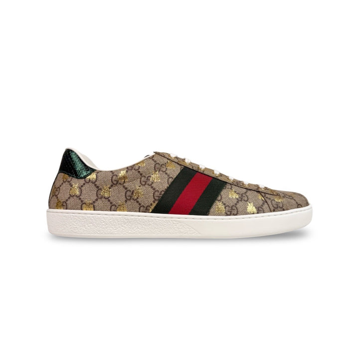 Gucci GG Supreme Bees Ace Sneaker - Men’s 13