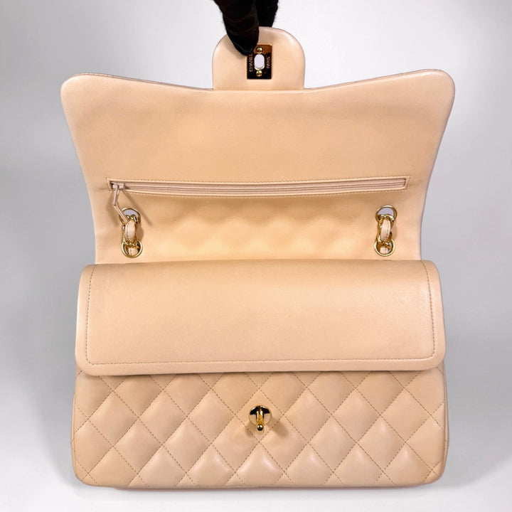 Chanel Quilted Lambskin Jumbo Double Flap Bag