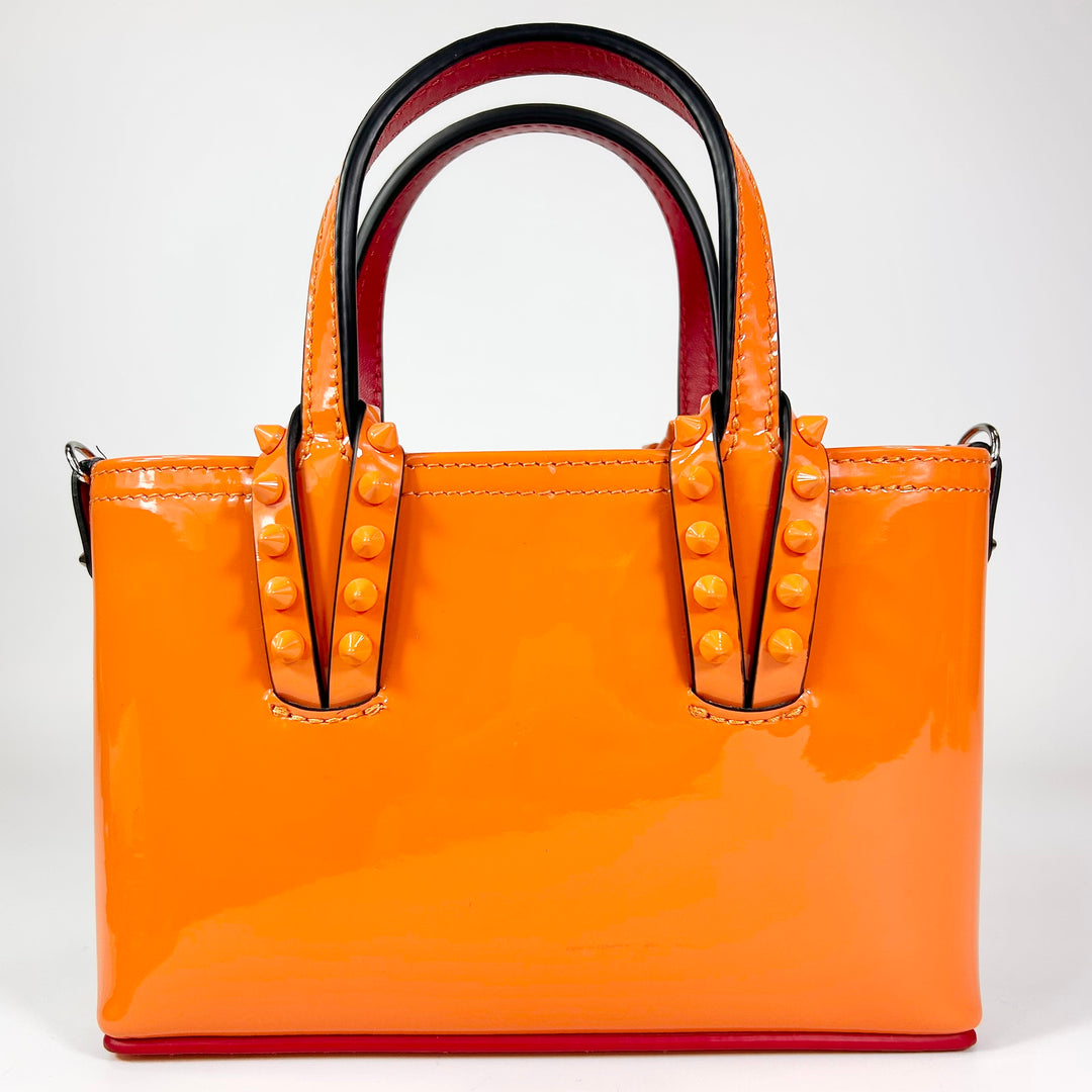 Christian Louboutin Patent Nano Cabata Tote