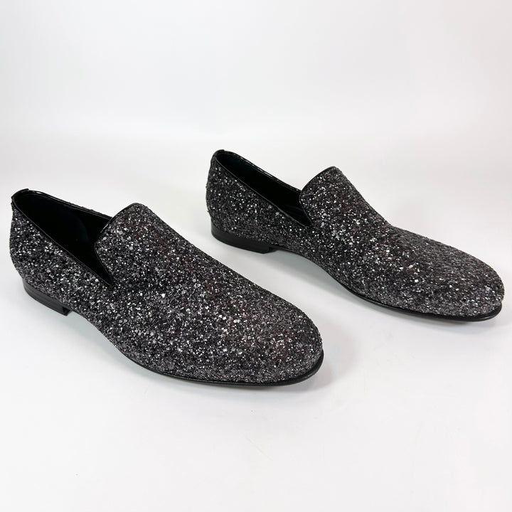 Jimmy Choo Coarse Glitter Thame Loafer - Multiple sizes available