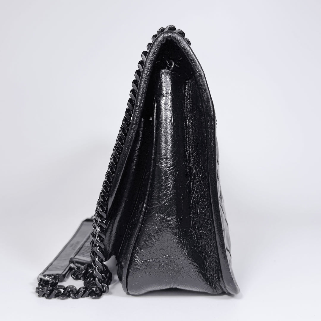 Saint Laurent Crinkled Calfskin Baby Niki Bag