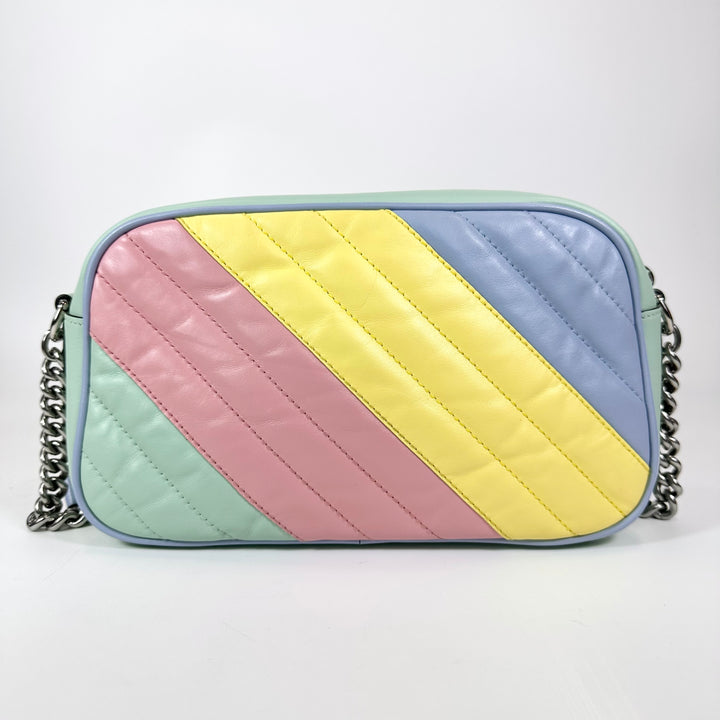 Gucci GG Marmont Matelasse Rainbow Crossbody Bag