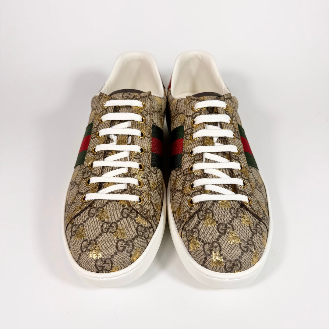 Gucci GG Supreme Bees Ace Sneaker - Men’s 13