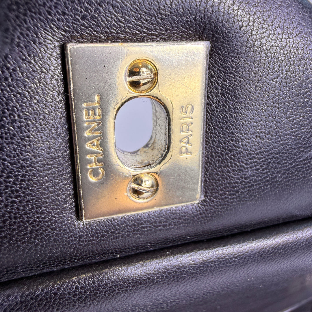 Chanel Quilted Lambskin Jumbo Double Flap Bag