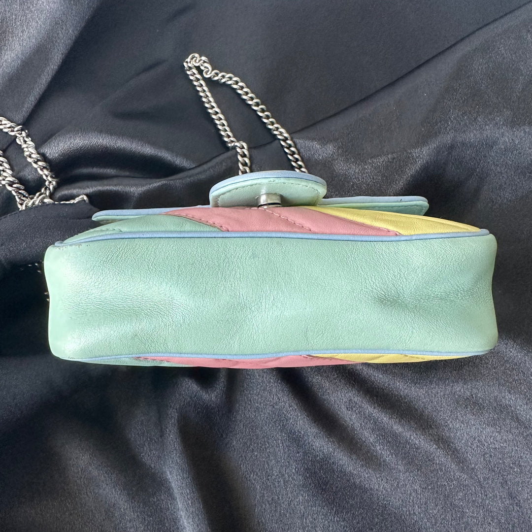 Gucci GG Marmont Rainbow Super Mini Crossbody