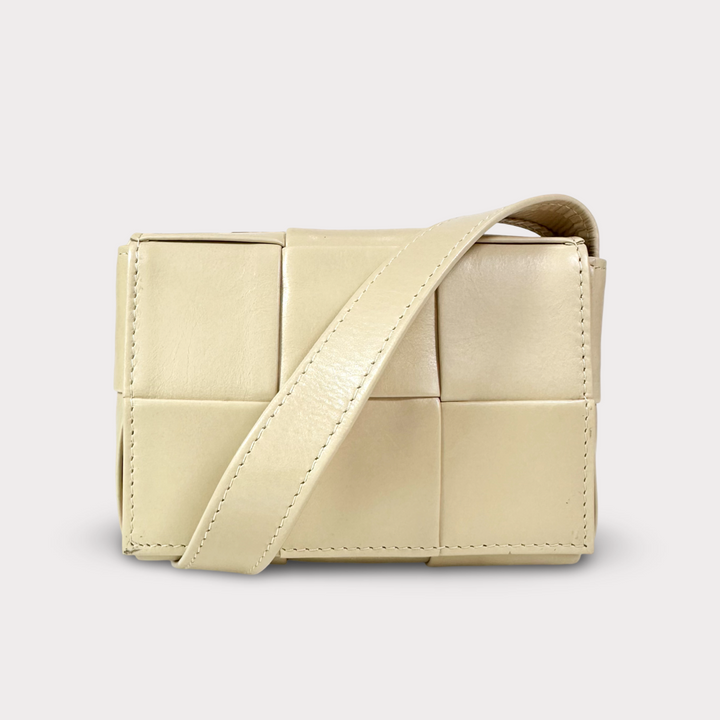 Bottega Veneta Lambskin Intrecciato Candy Cassette Crossbody