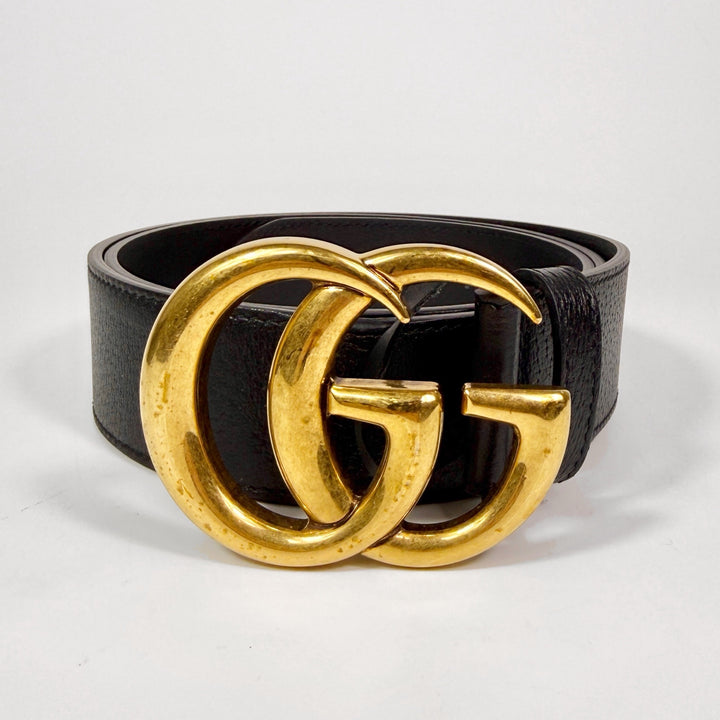 Gucci GG Marmont Grained Leather Belt 95 38