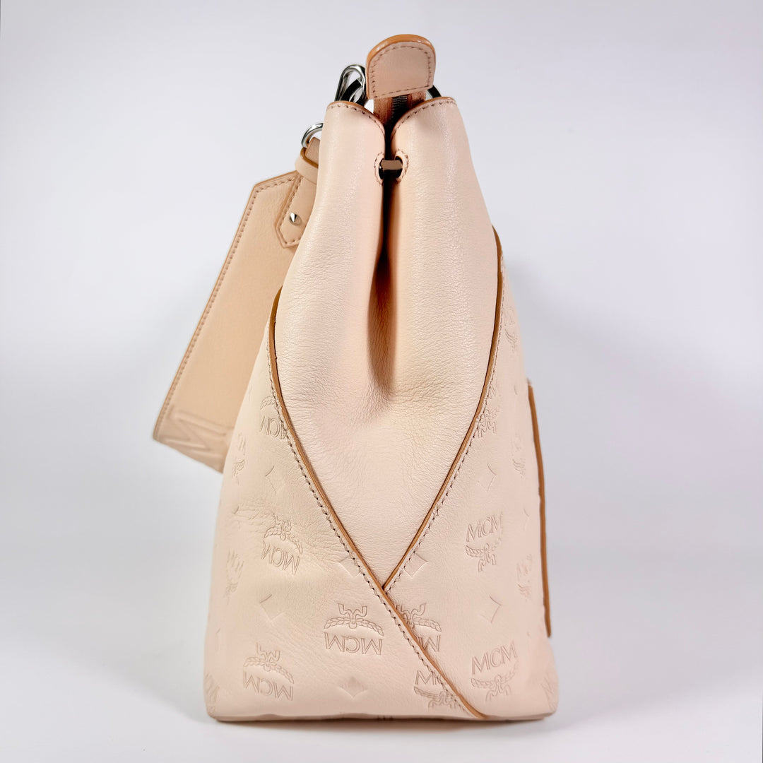 MCM Monogram Leather Klara Hobo Bag