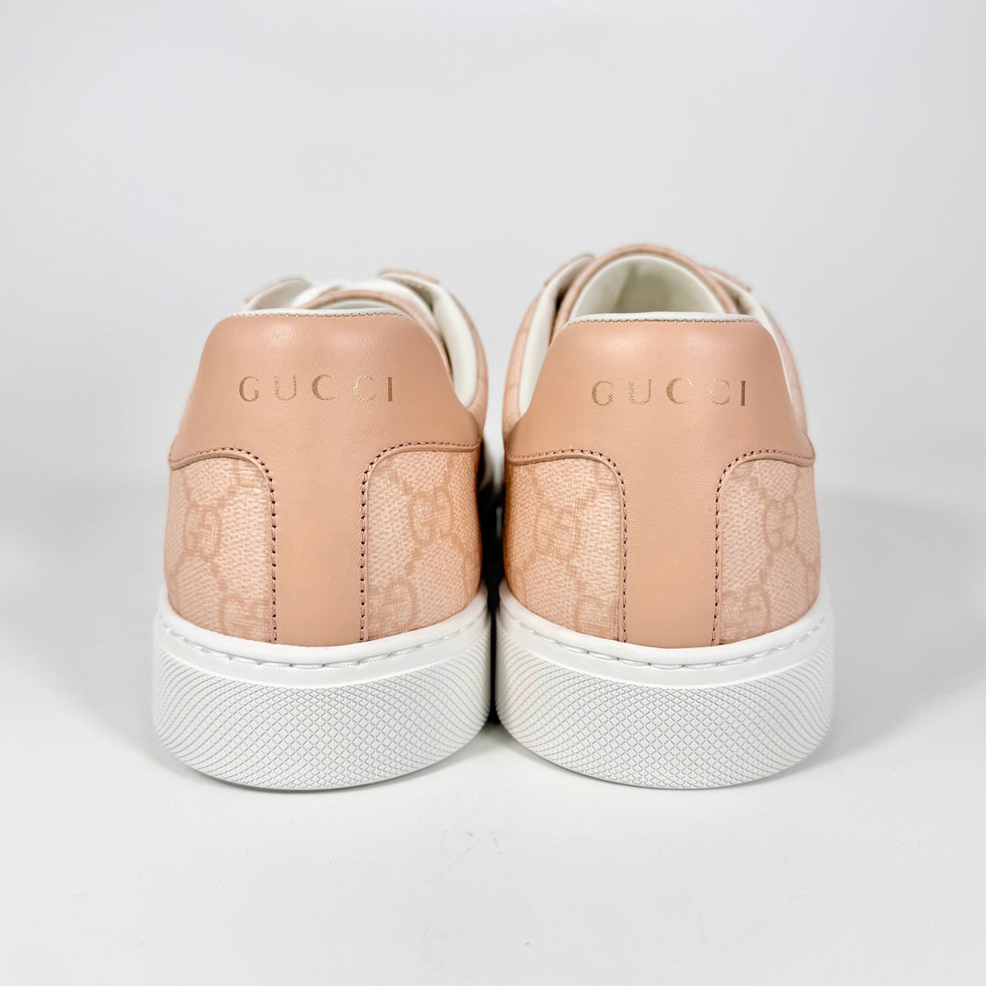 Gucci Pink GG Supreme Ace Sneaker - Women’s 7.5