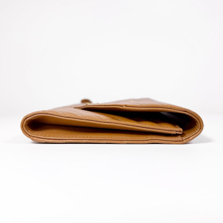 Saint Laurent Grain De Poudre Cassandre Flap Pouch