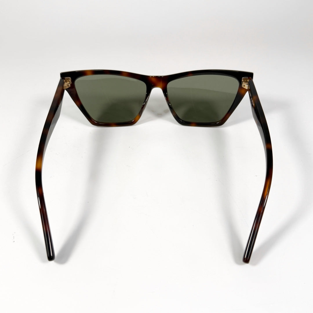 Saint Laurent Tortoise Logo Sunglasses SL M103