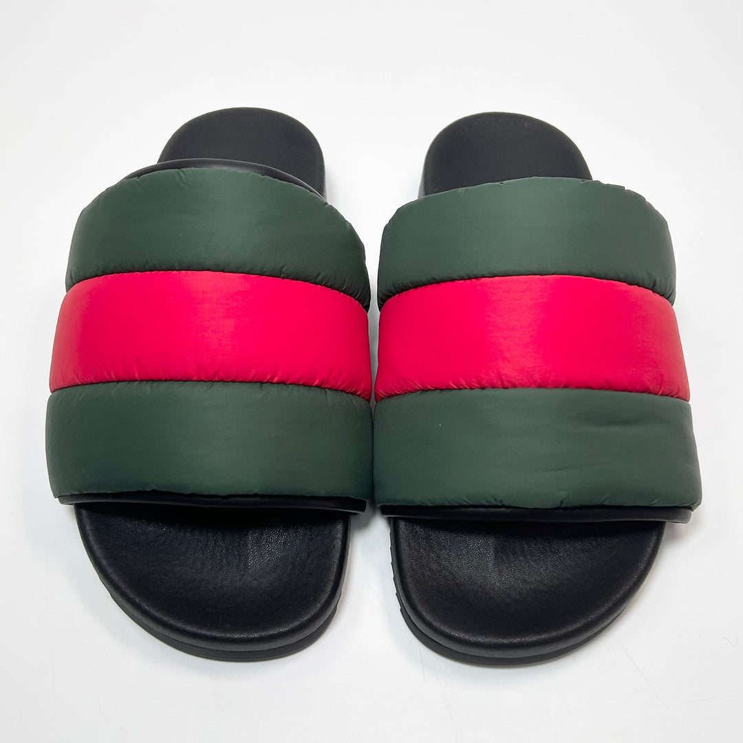 Gucci Padded Nylon Web Slide Sandal  - Women’s 5