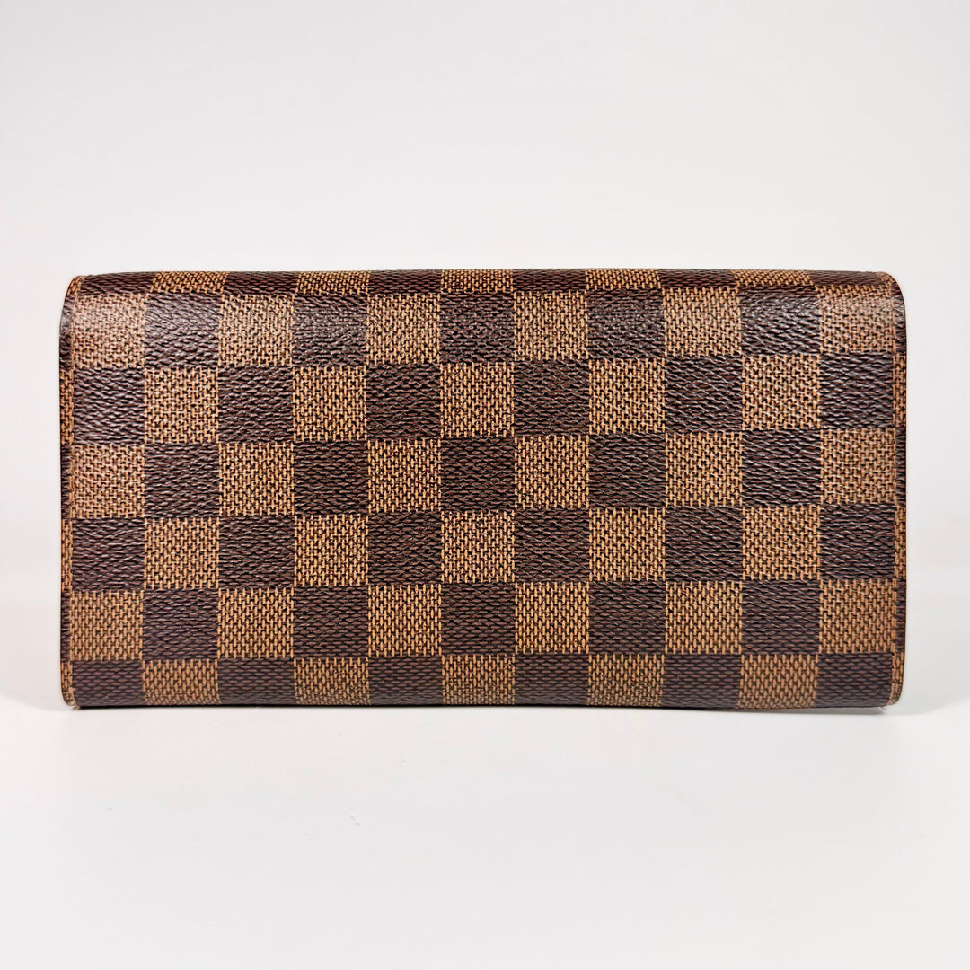 Louis Vuitton Damier Ebene Sarah Wallet