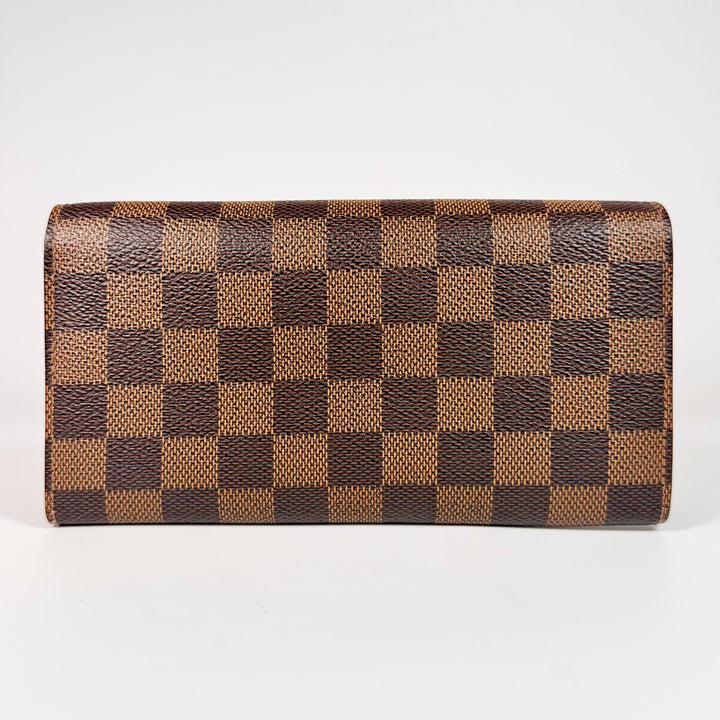 Louis Vuitton Damier Ebene Sarah Wallet