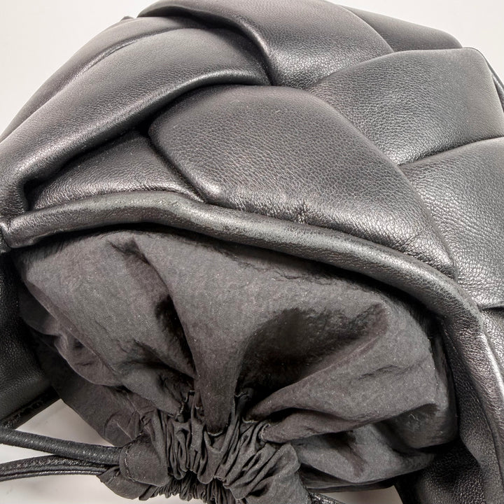 Bottega Veneta Lambskin Intreccio Small Helmet Bag