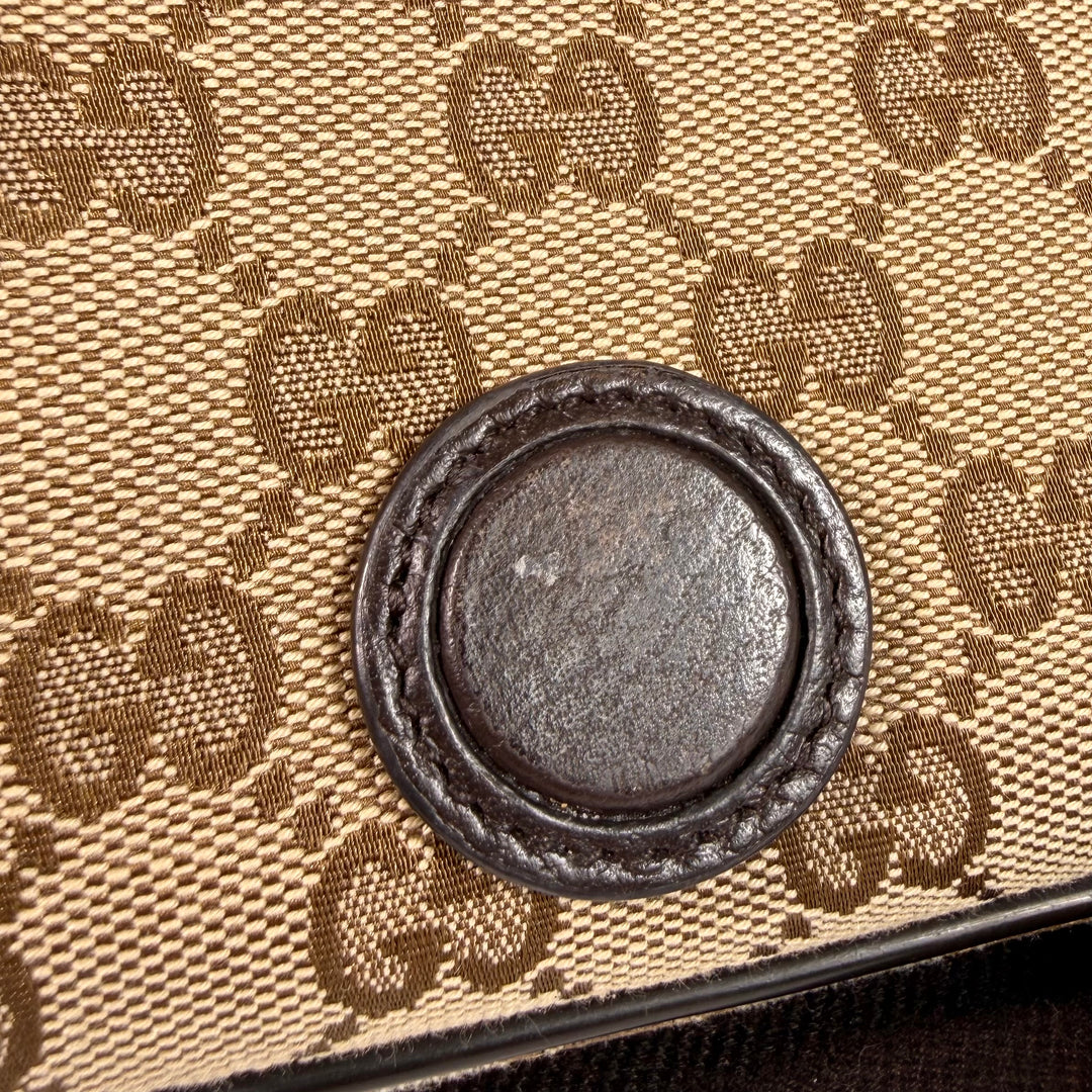 Gucci GG Supreme Canvas Flap Messenger Bag