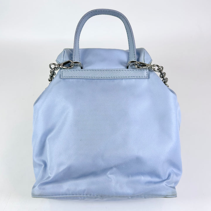 Prada Re-Nylon Mini Backpack Light Blue