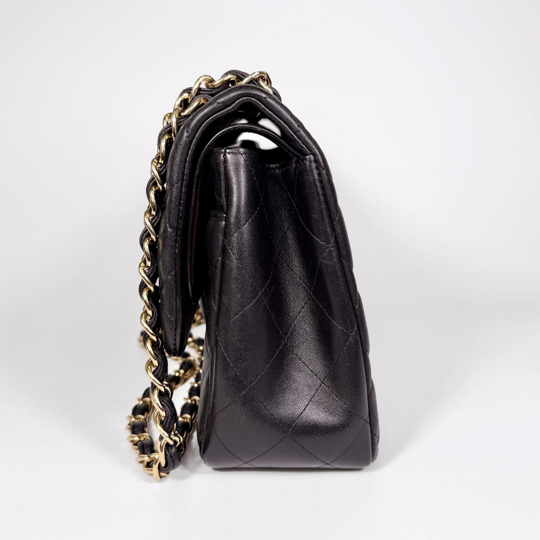 Chanel Quilted Lambskin Jumbo Double Flap Bag