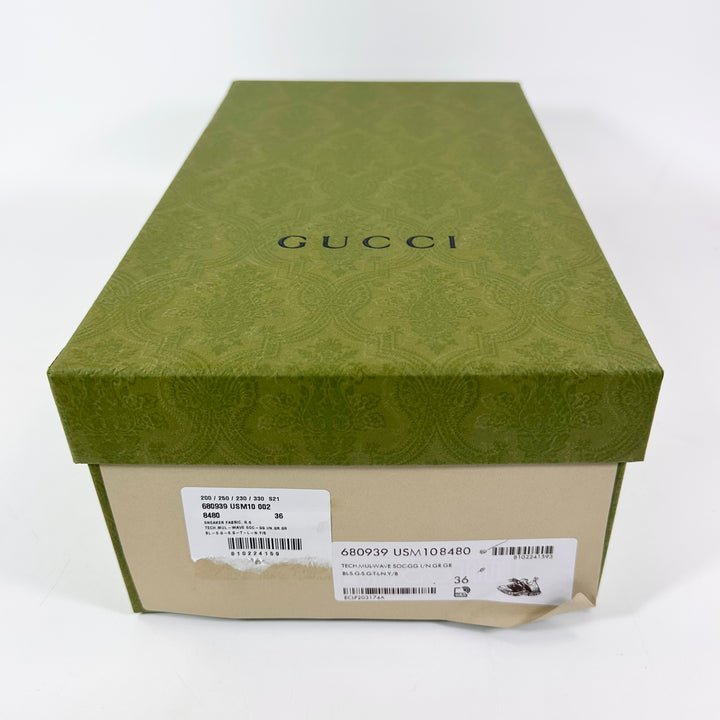 Gucci Technical Knit GG Run Sneaker - Women’s 6