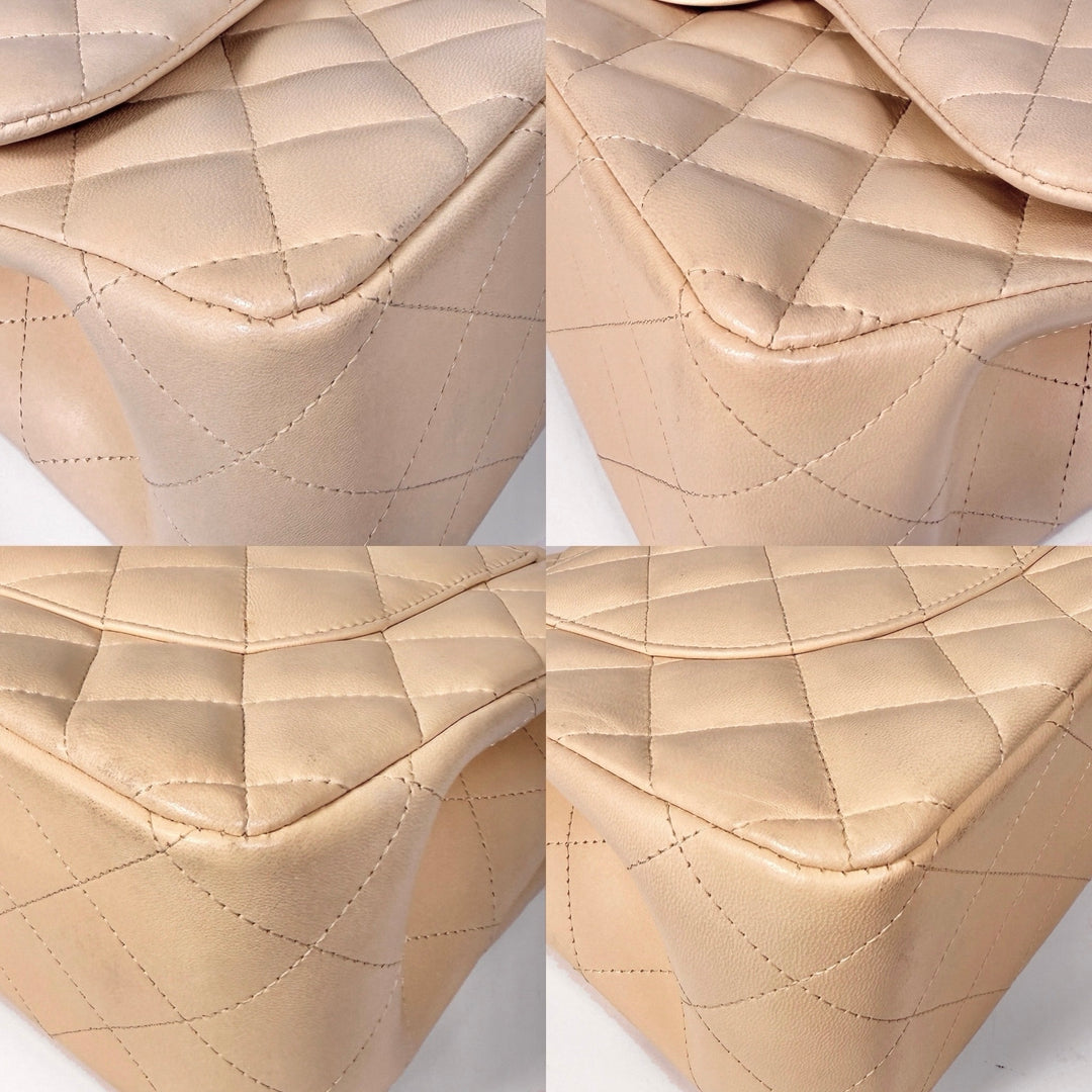 Chanel Quilted Lambskin Jumbo Double Flap Bag